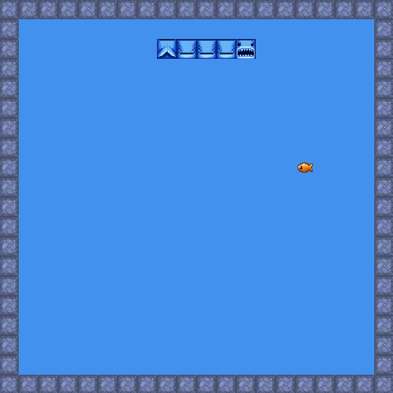 Snake running in the SDL2 display